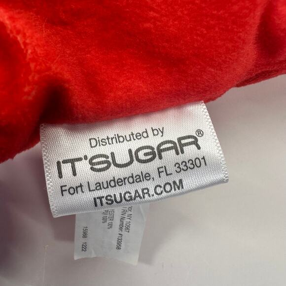 Skittles It'sugar Red Stuffed Pillow with 5 Mini Plush Candy Inside - Picture 8 of 8